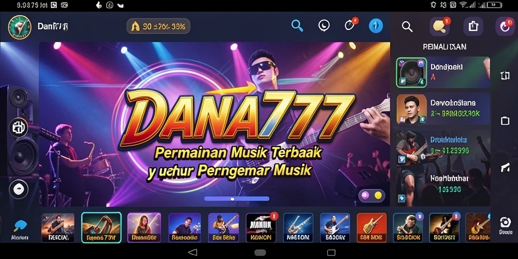 Tampilan gameplay DANA777 yang seru dan interaktif.