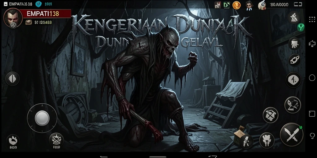 Tampilan menakutkan dari gameplay EMPATI138 yang penuh ketegangan.