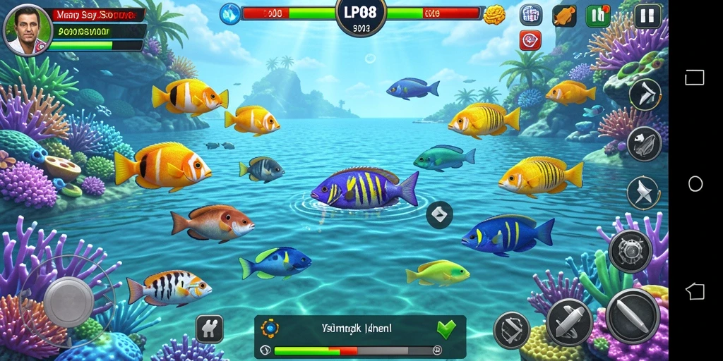 Screenshot gameplay LPO88 yang menampilkan momen seru menembak ikan.