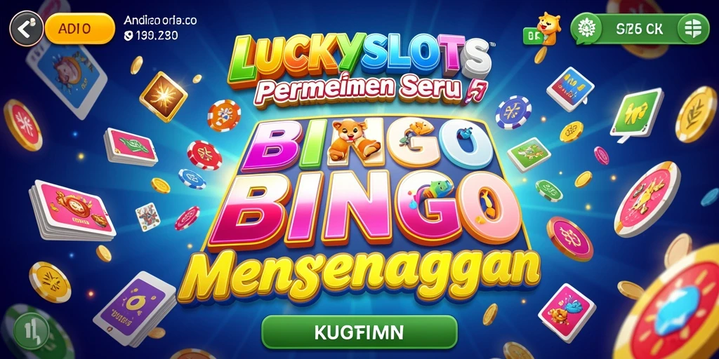 Tampilan permainan Bingo yang menarik dan berwarna.