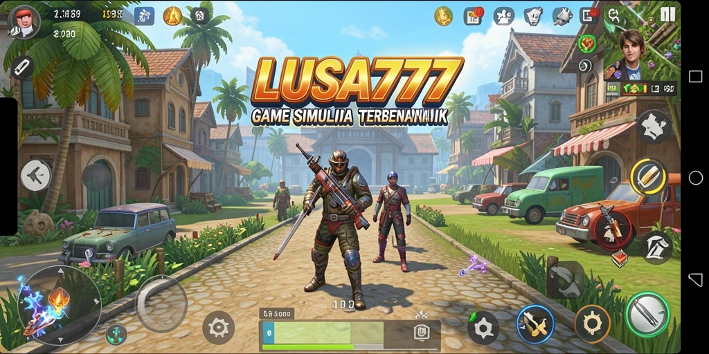 Tampilan grafis menawan dari gameplay LUSA777 yang mengasyikkan.
