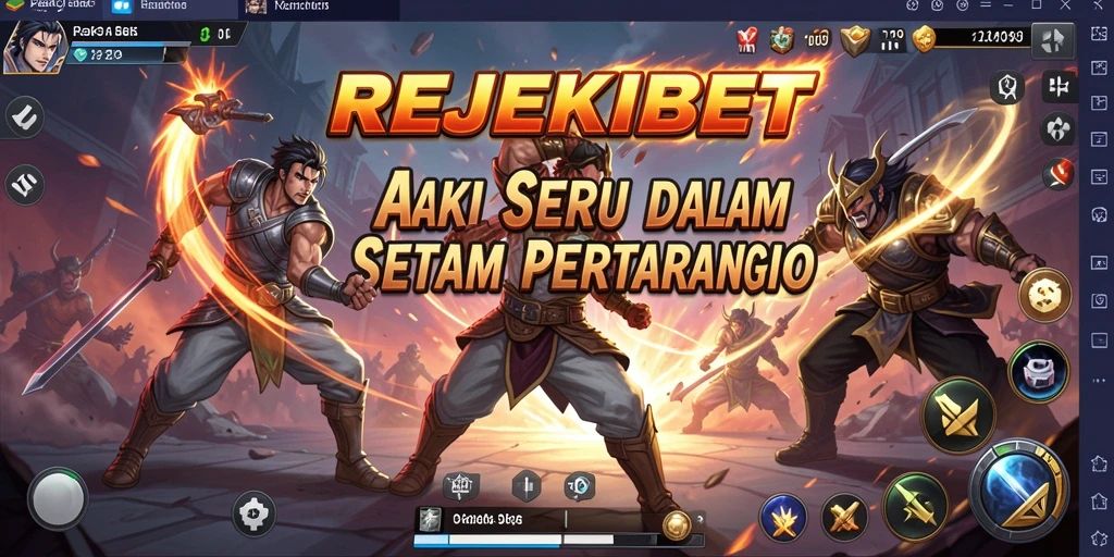Tampilan gameplay seru dan dinamis di REJEKIBET.
