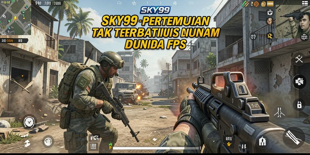 Tangkapan layar menunjukkan momen aksi mendebarkan dalam gameplay FPS.