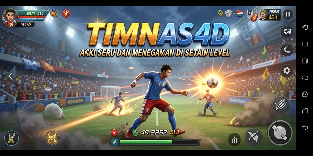 Screenshot gameplay TIMNAS4D dengan aksi menegangkan.