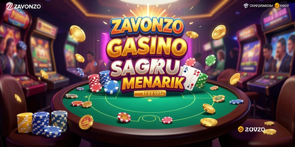 Tangkapan layar ZAVONZO menampilkan gameplay kasino yang seru dan interaktif.